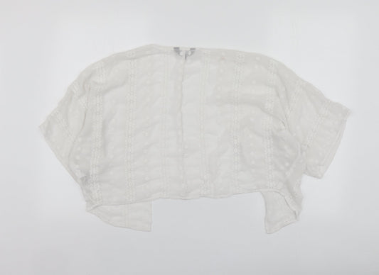 Womens UK Size S New Look White Gilet