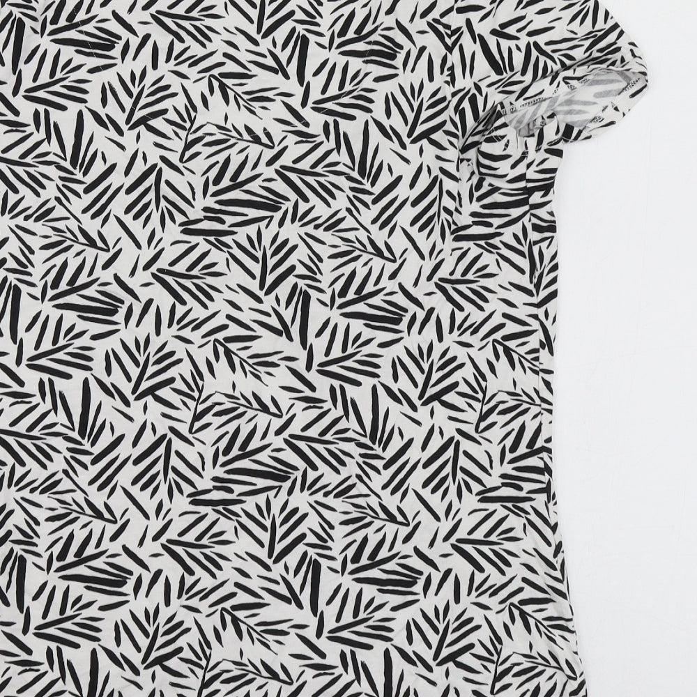 Womens UK Size 10 Bonmarché White Basic T-Shirt