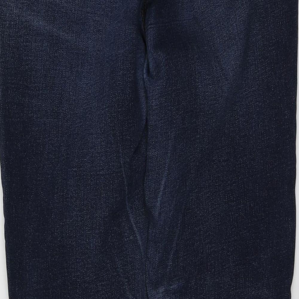 TU Womens Blue Cotton Skinny Jeans Size 10 L25 in Regular