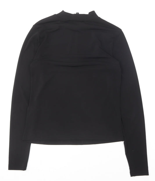 Womens UK Size 8 New Look Black Basic Blouse