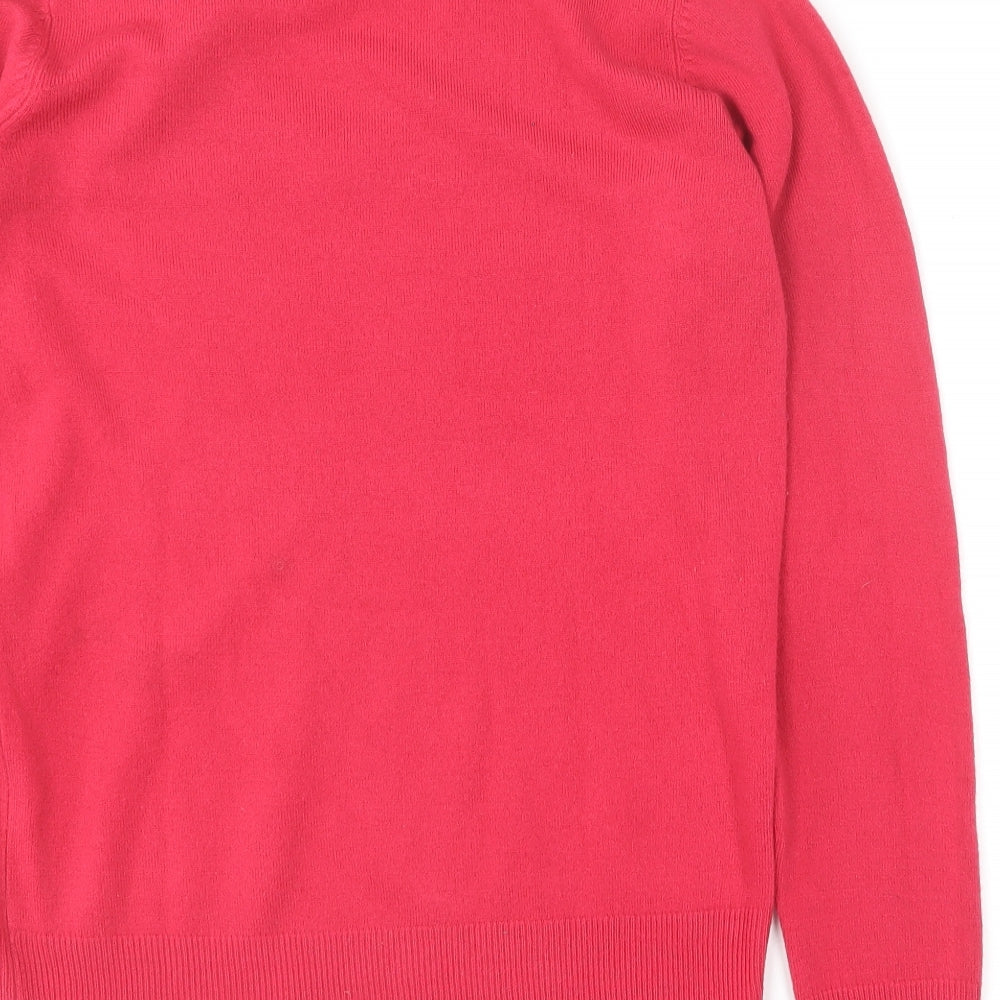 Womens UK Size 8 NEXT Pink Pullover Jumper