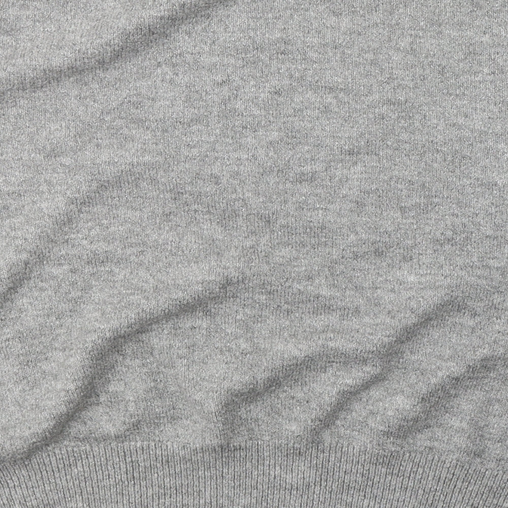 F&F Womens Grey Round Neck Acrylic Pullover Jumper Size 18