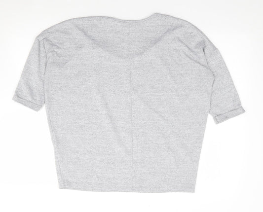 Womens UK Size S New Look Grey Pullover Jumper