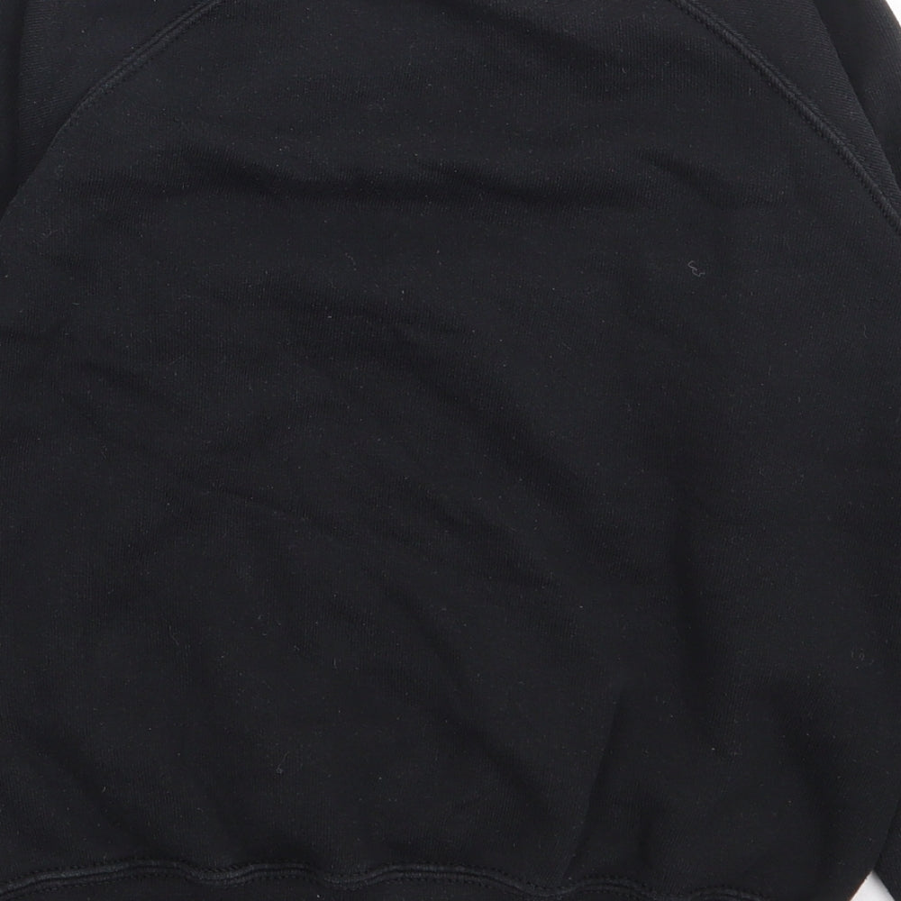 ABSOLUTE CULT Girls Black Cotton Pullover Sweatshirt Size M Pullover - Harry Potter