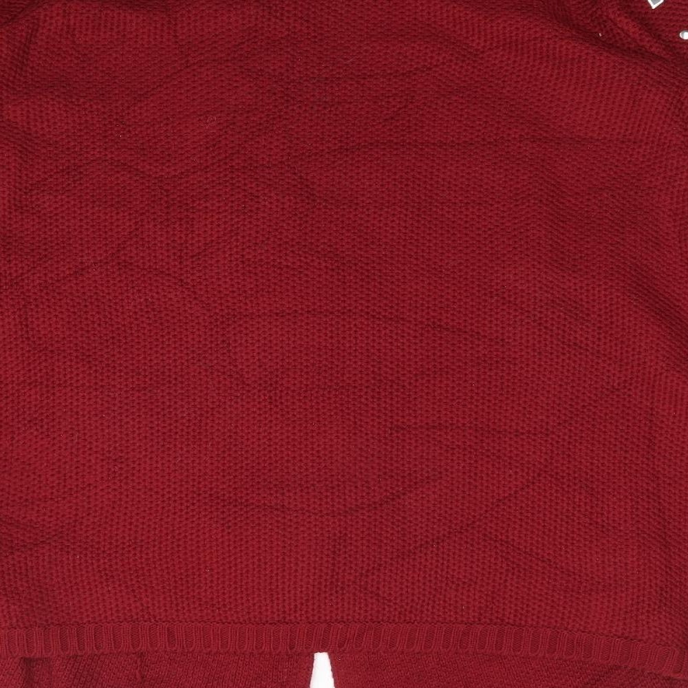 Womens UK Size M LC Waikiki Red Tunic Jumper