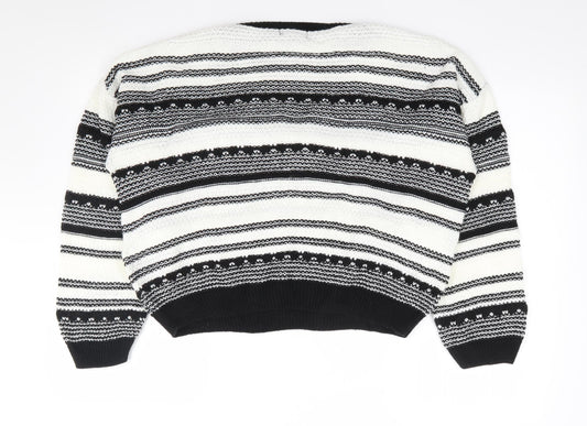 Womens UK Size M New Look Black Pullover Jumper
