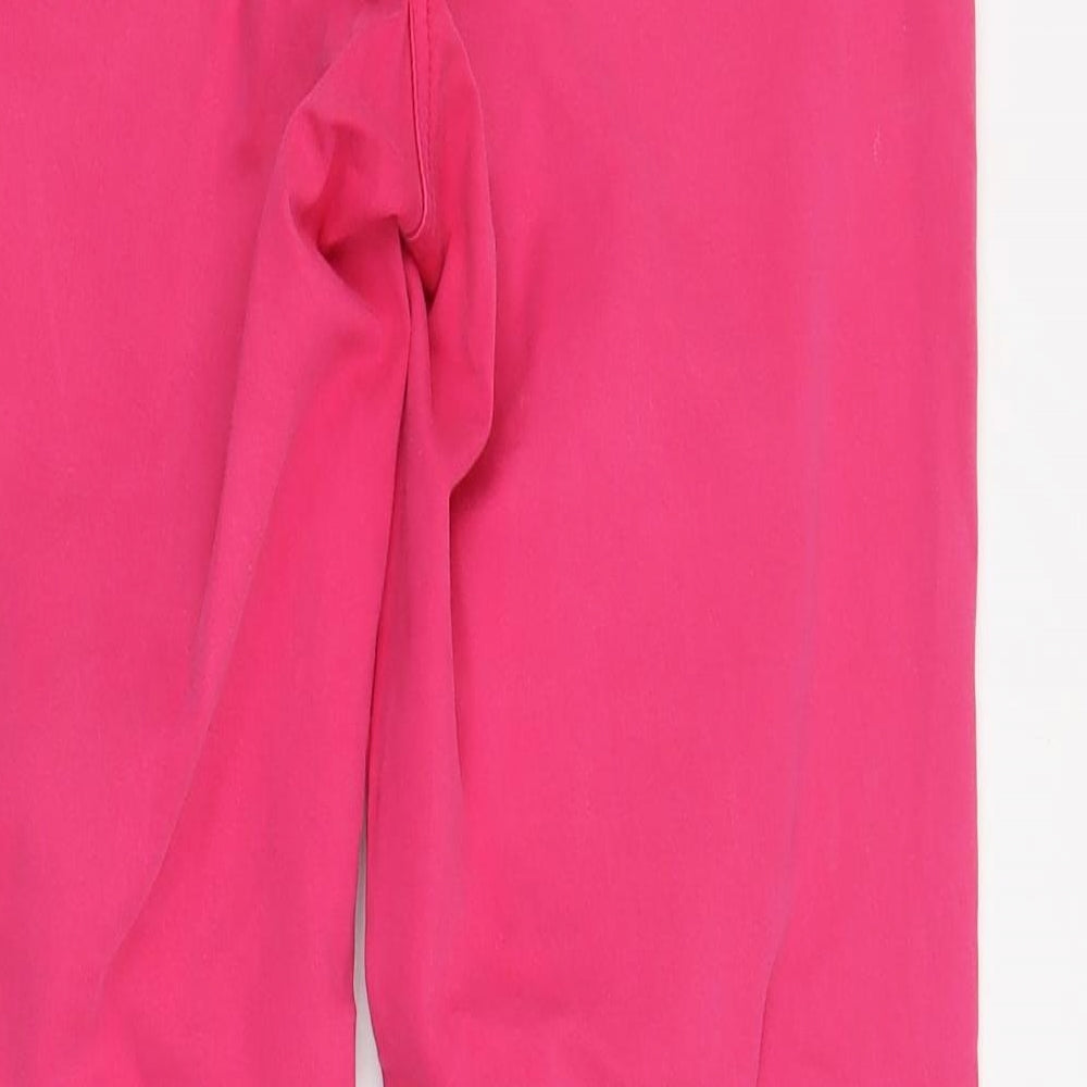 Gerry Weber Womens Pink  Cotton Skinny Jeans Size 12 L28 in Regular Zip