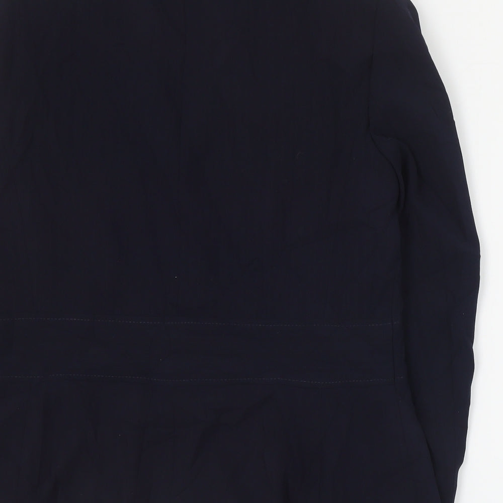 Autonomy Womens Blue Jacket Blazer Size 12 Button