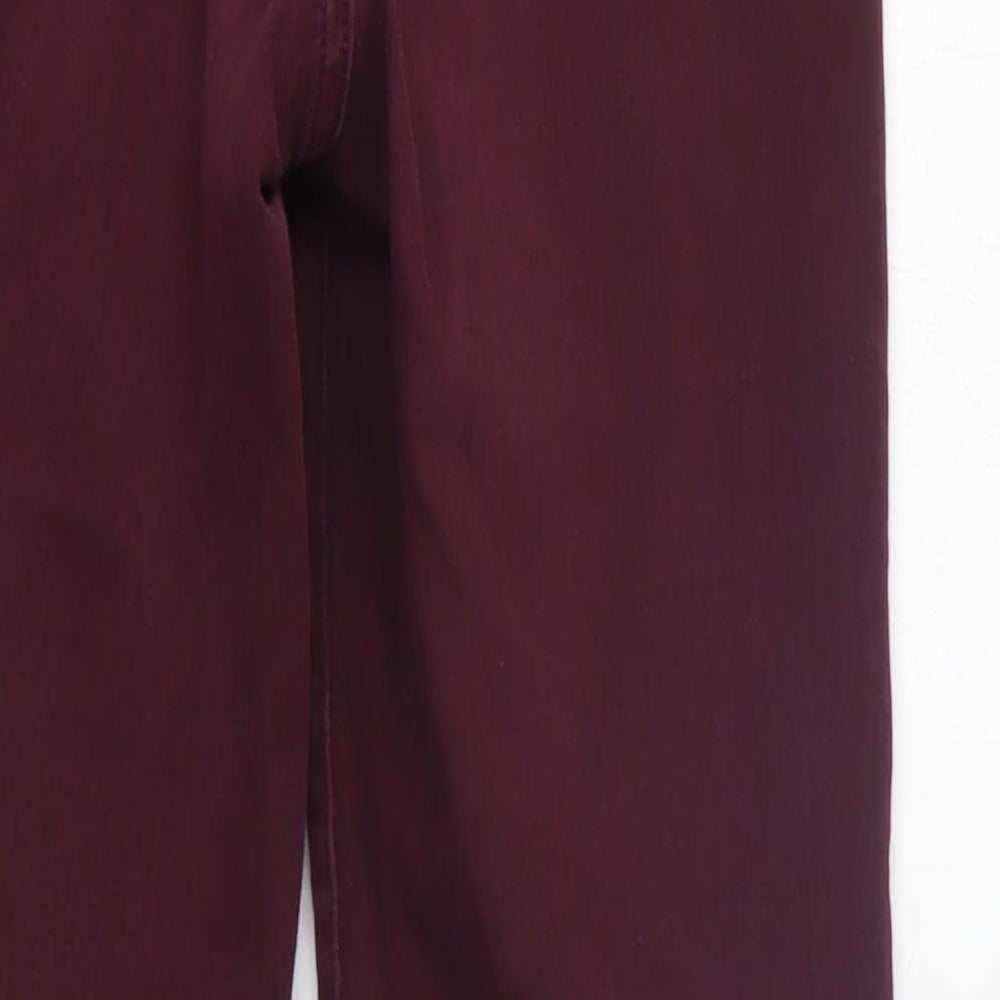 Womens UK Size 30 in H&M Regular Fit Skinny Purple Jeans