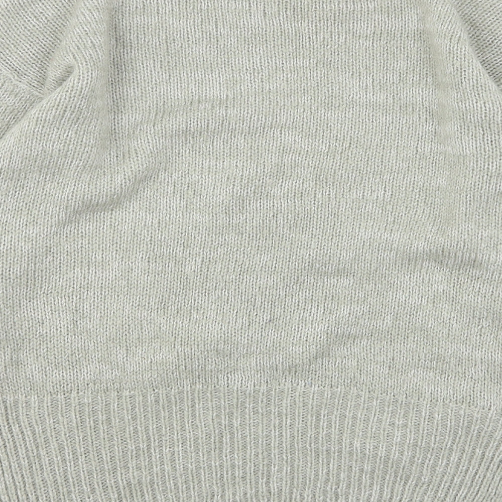 Womens UK Size S New Look Grey Pullover Jumper