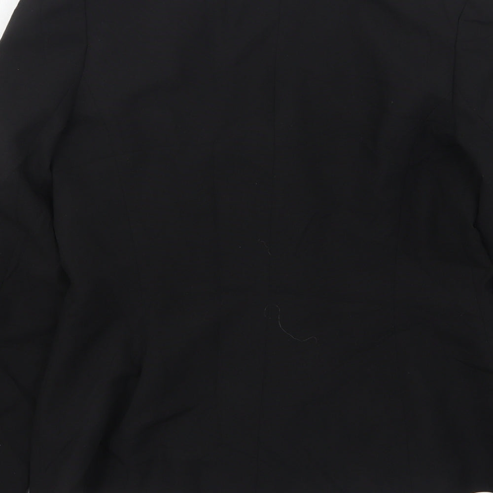 Dorothy Perkins Womens Black Polyester Jacket Suit Jacket Size 8