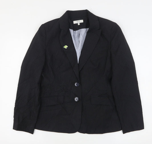 Womens UK Size 10 Debenhams Regular Black Suit Jacket