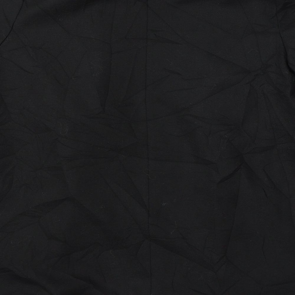 Debenhams Womens Black Polyester Jacket Suit Size 12