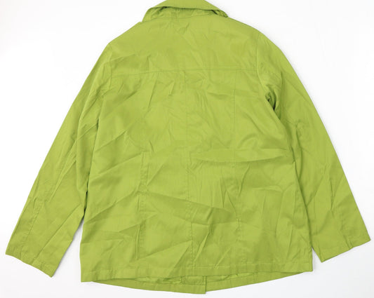 Womens UK Size 16 BEING CASUAL Green Jacket
