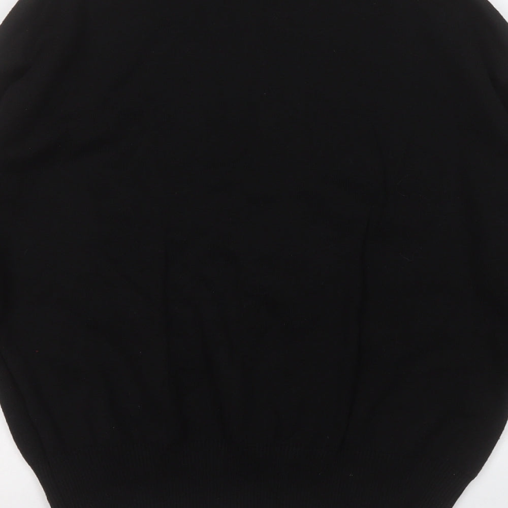 Womens UK Size S Papaya Black Pullover Jumper