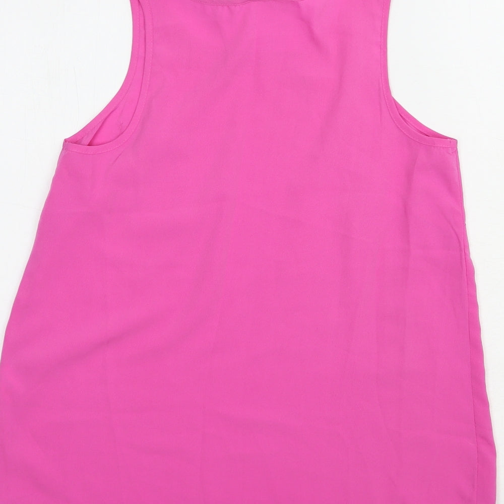 Womens UK Size 8 Atmosphere Pink Basic Tank