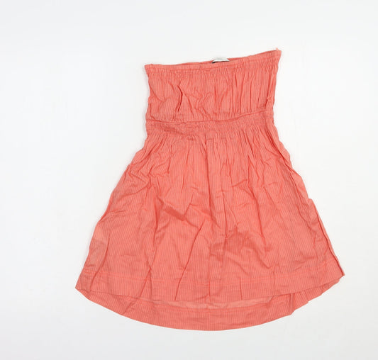 Womens UK Size 10 New Look Orange Basic Blouse