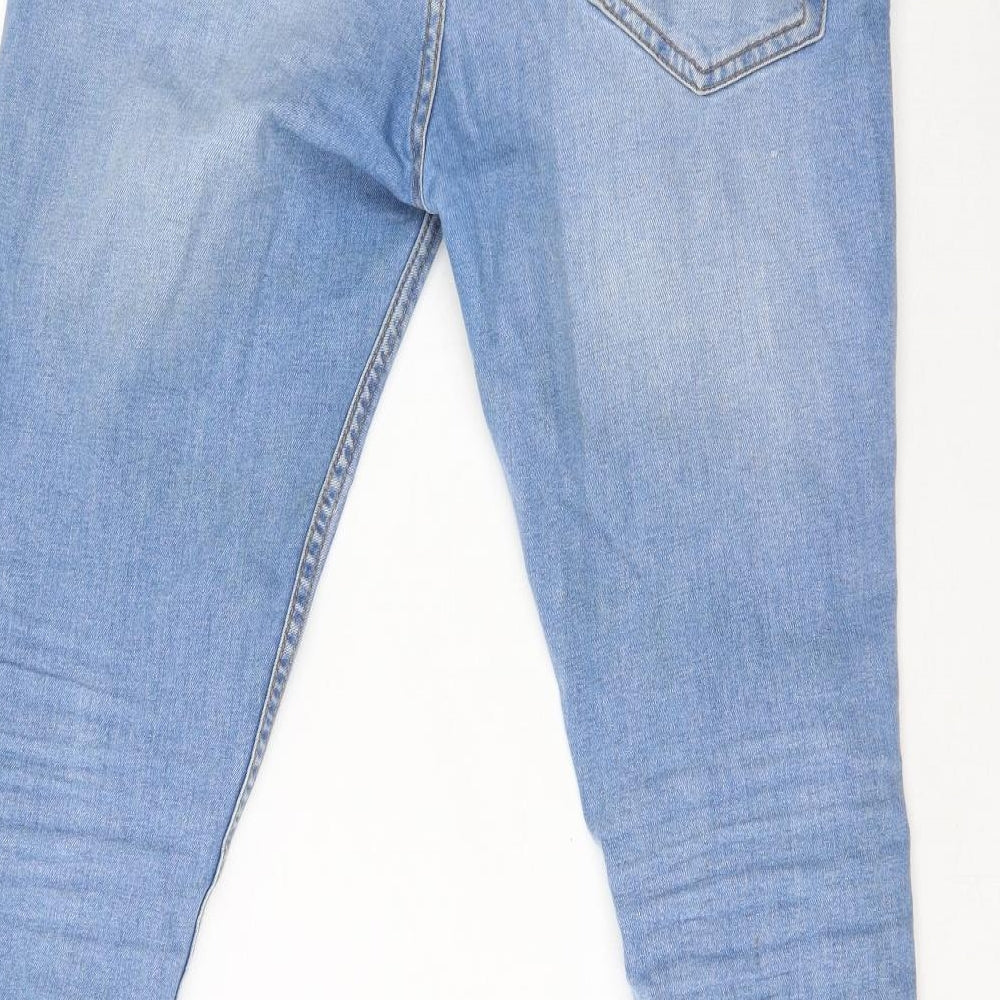 Dont Think Twice Womens Blue  Cotton Straight Jeans Size 32 L32 in Regular