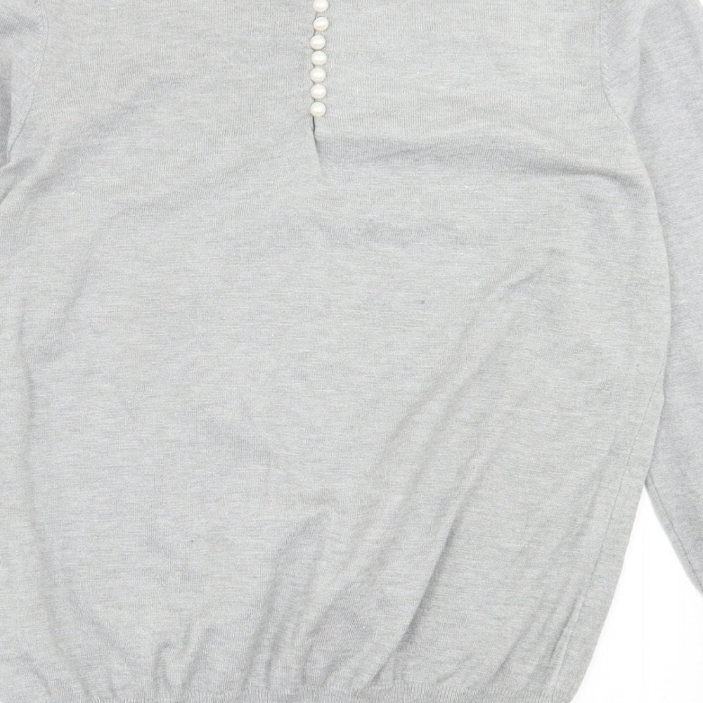 Womens UK Size L Savida Grey Pullover Jumper