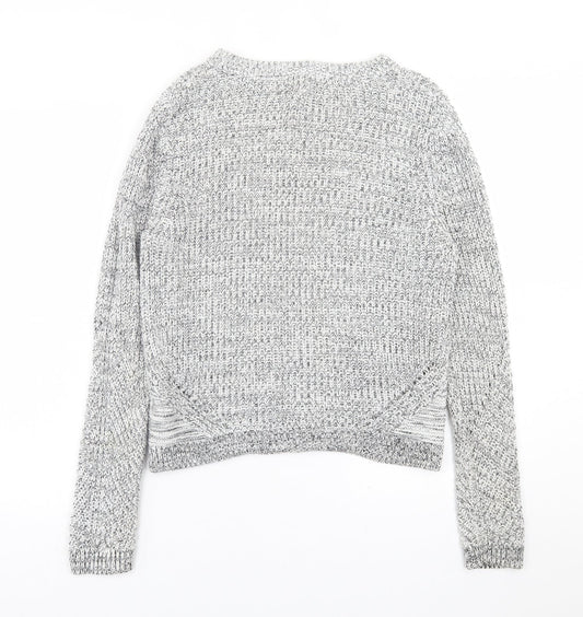 Womens UK Size M h7m Grey Pullover Jumper
