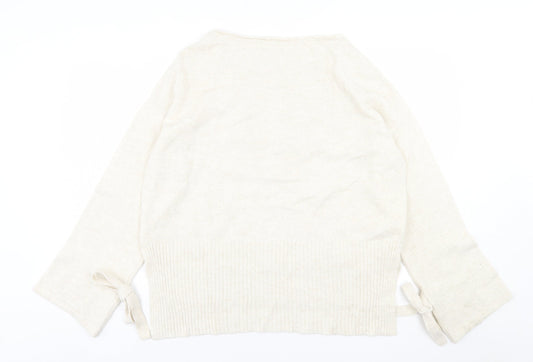 Womens UK Size S River Island Beige Pullover Jumper