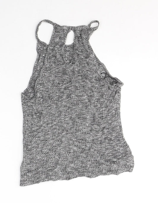 Womens UK Size 14 Atmosphere Grey Basic T-Shirt