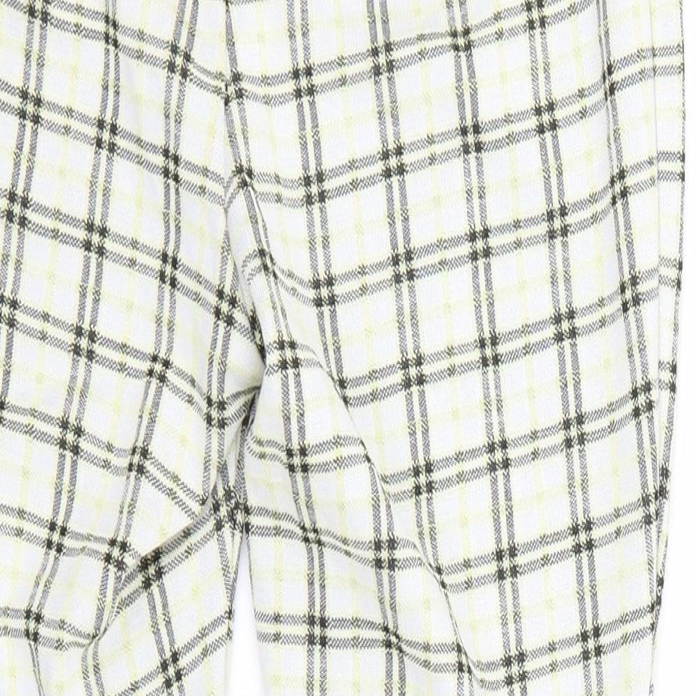 Womens UK Size 8 ASOS Regular Fit Cropped Multicoloured Trousers