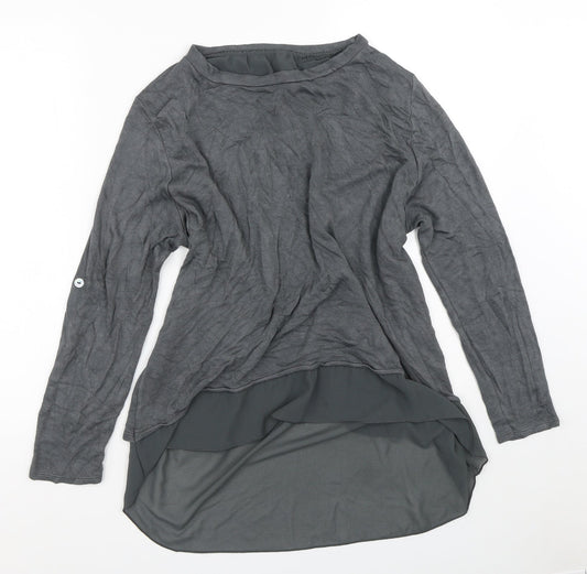 Womens UK Size S Preworn Grey Cardigan Jumper