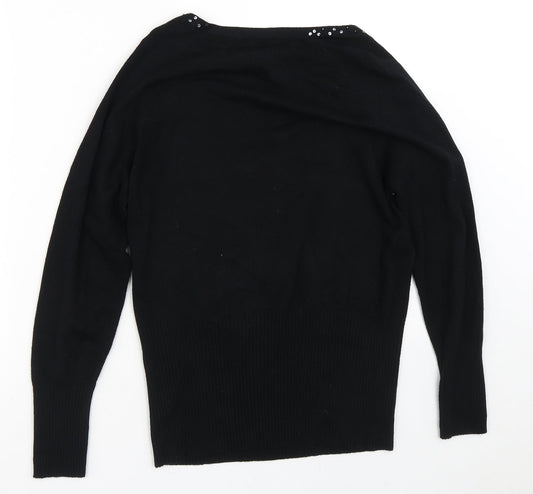 Womens UK Size 14 Dunnes Stores Black Pullover Jumper