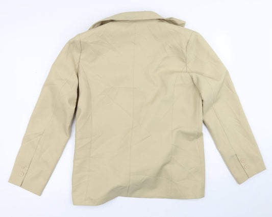 Daxon Womens Brown Jacket Blazer Size 14