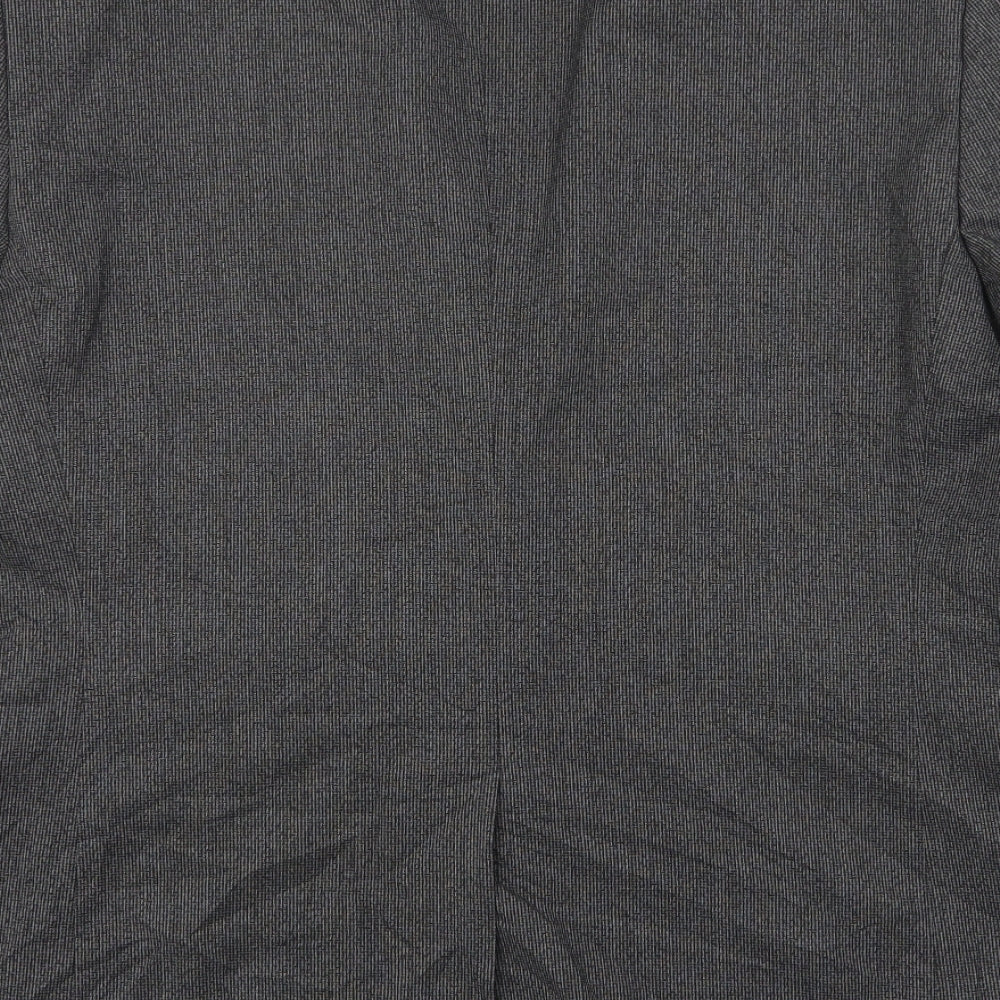 George Mens Grey  Polyester Jacket Suit Jacket Size 44