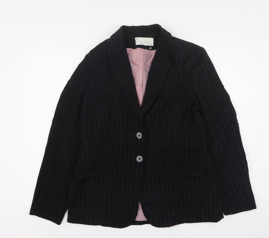 Womens UK Size 14 AMARANTO Regular Black Suit Jacket