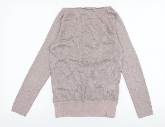 Womens UK Size 8 Topshop Pink Pullover Jumper