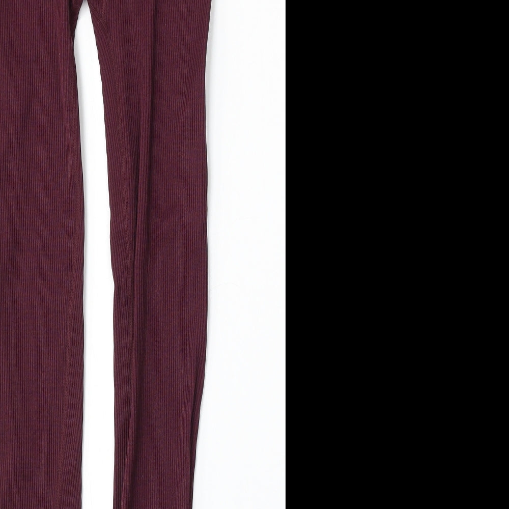 Womens UK Size M Dunnes Stores Regular Fit Jogger Purple Trousers