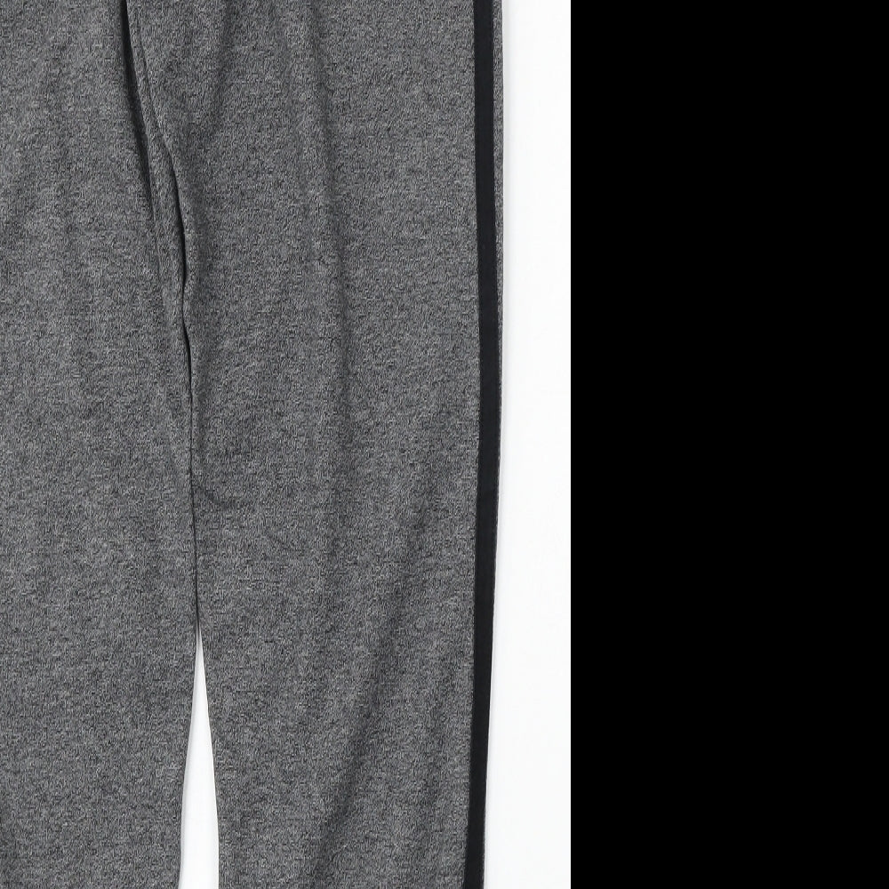 Marks and Spencer Mens Grey Cotton Jogger Trousers Size 30 L29 in Regular