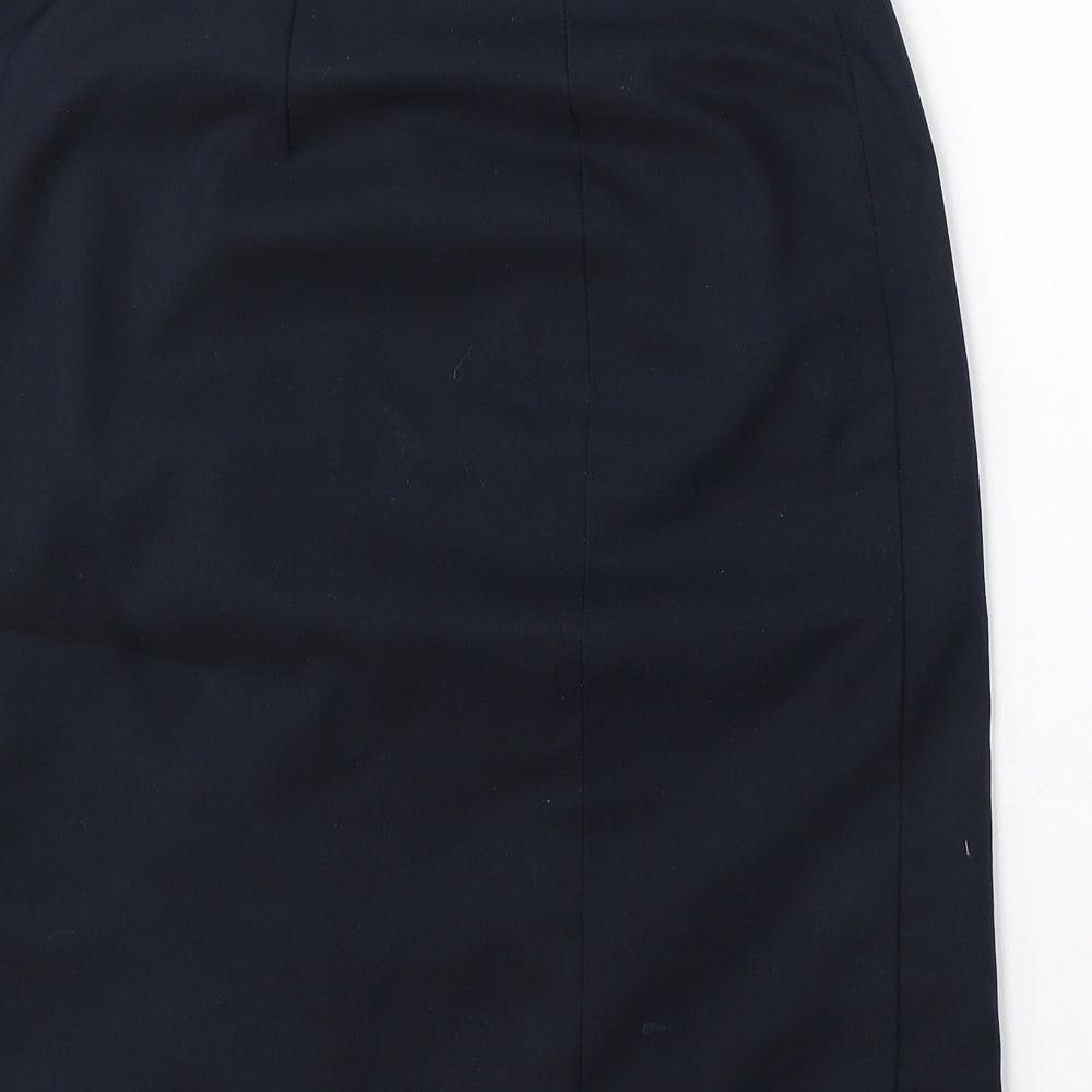 Womens UK Size 8 Preworn Blue Straight & Pencil Skirt