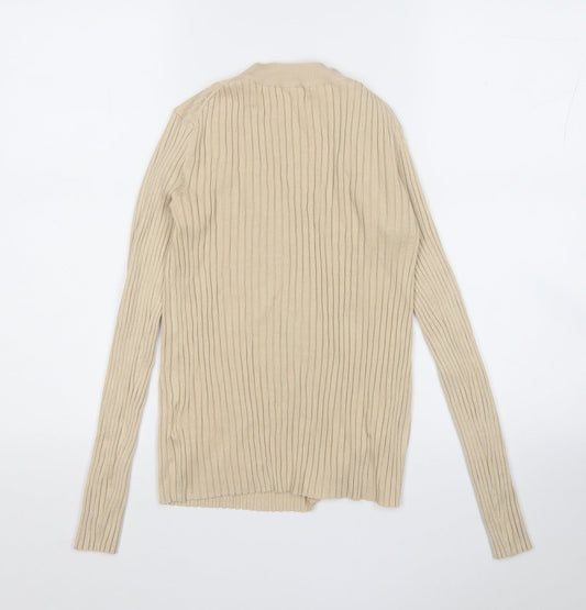 Womens UK Size M H&M Beige Pullover Jumper