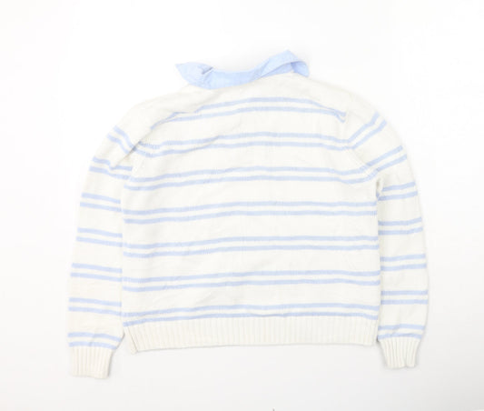 Womens UK Size 14 Marks and Spencer Multicoloured Pullover Jumper