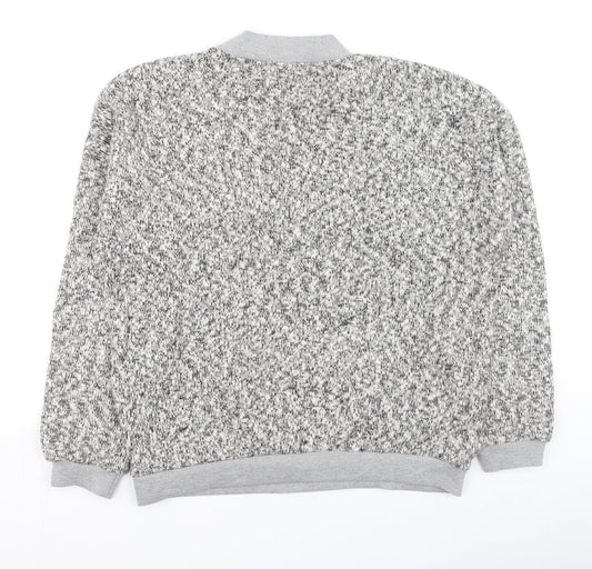 Primark Womens Grey Round Neck Cotton Pullover Jumper Size 6