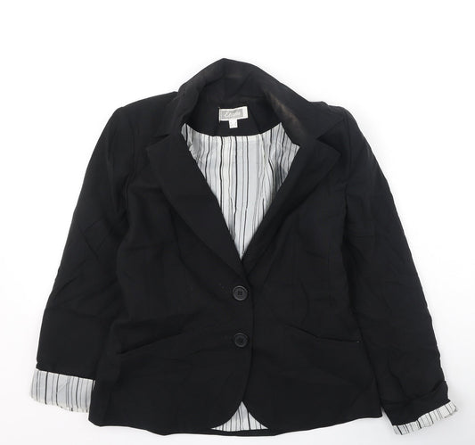 Womens UK Size 8 Etam Black Jacket