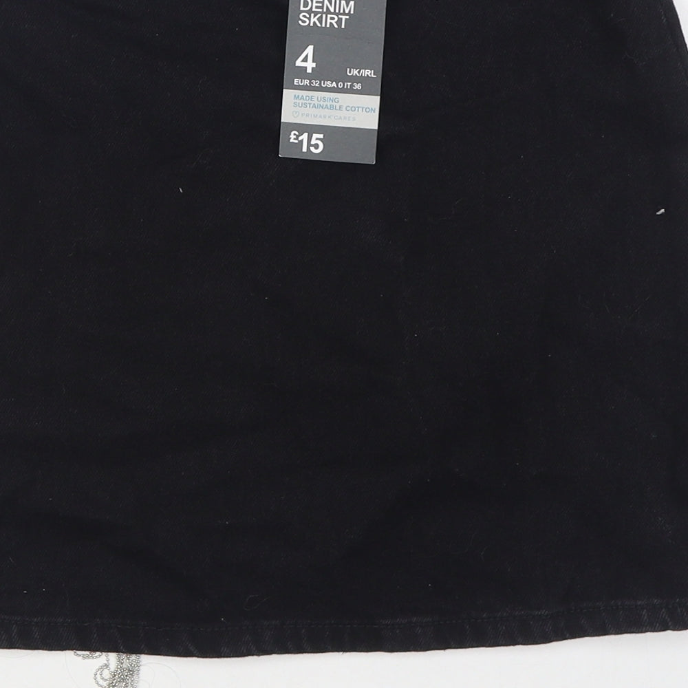 Womens UK Size 6 Denim & Co. Mini Denim Skirt