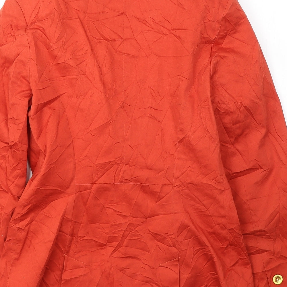 Atmosphere Womens Red Cotton Jacket Blazer Size 10