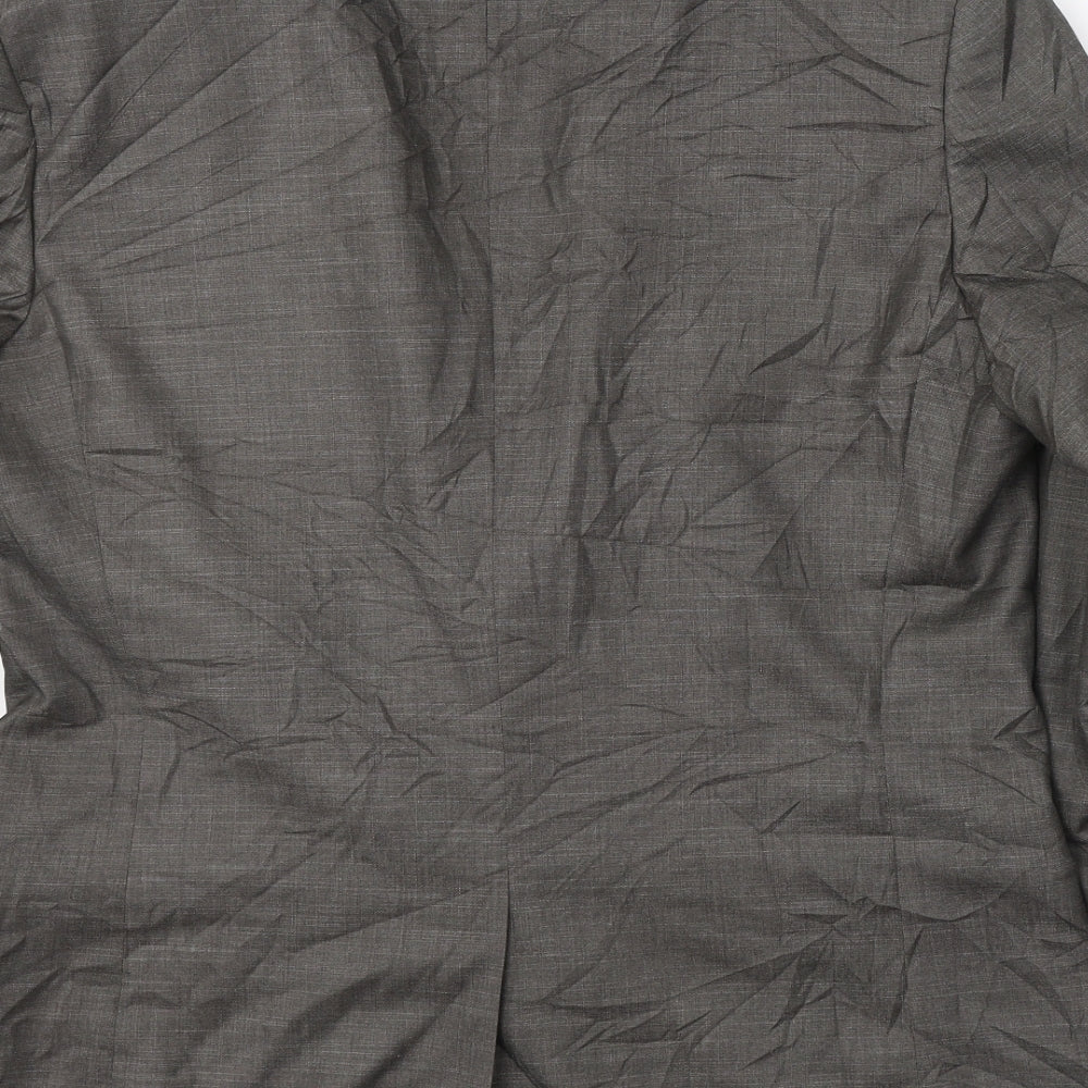 George Mens Grey  Polyester Jacket Suit Jacket Size 42