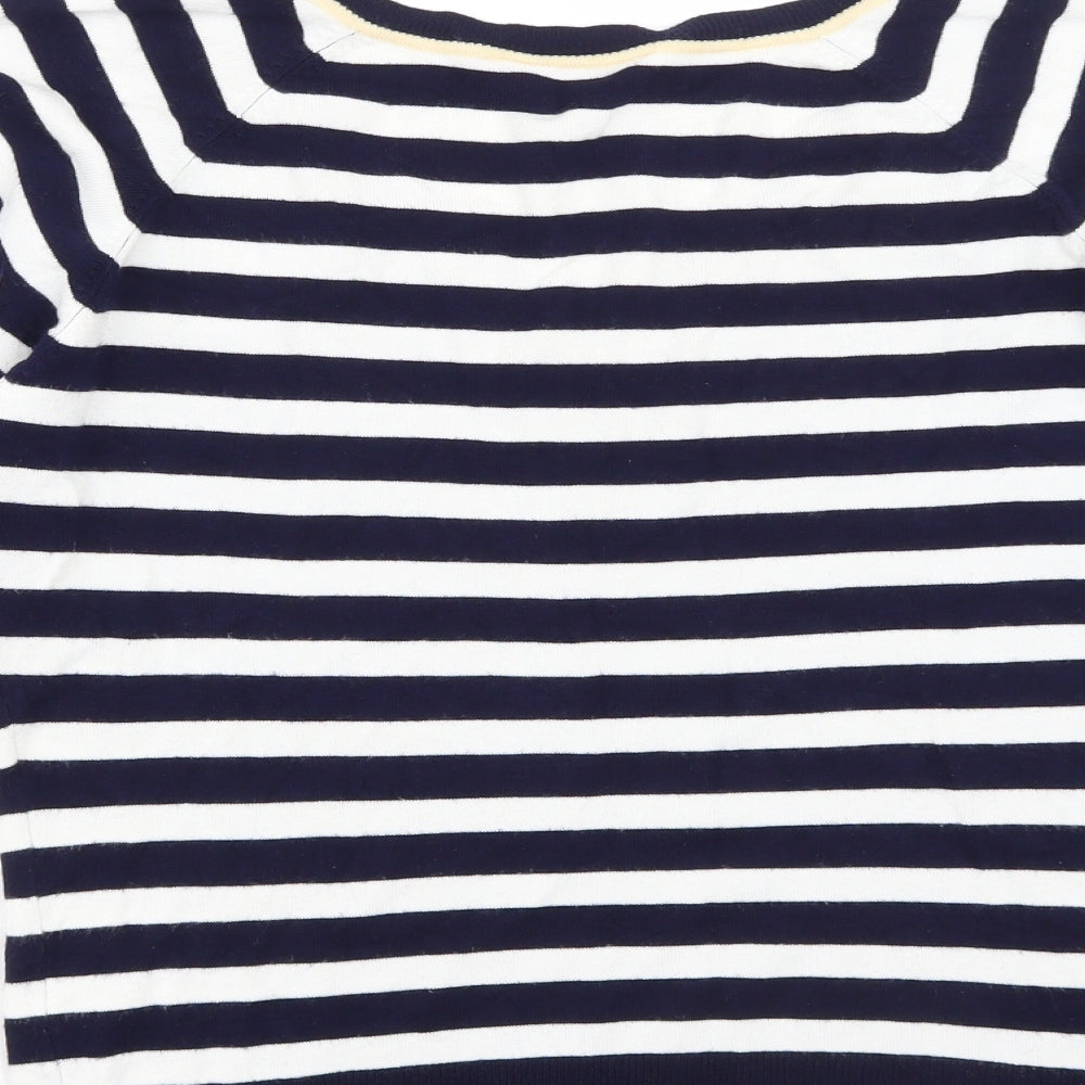 Womens UK Size M M&Co Blue Pullover Jumper