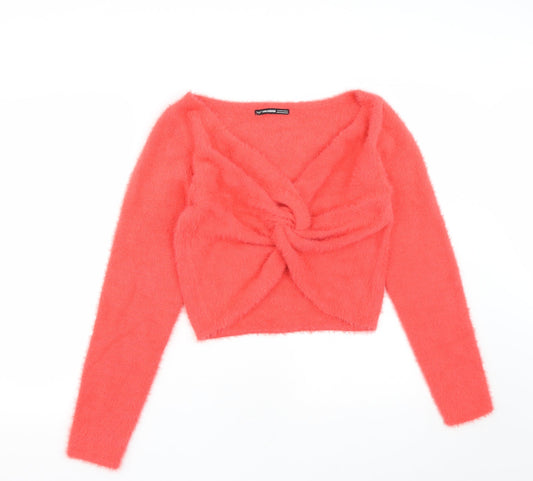Womens UK Size 16 Threadbare Pink Pullover Jumper