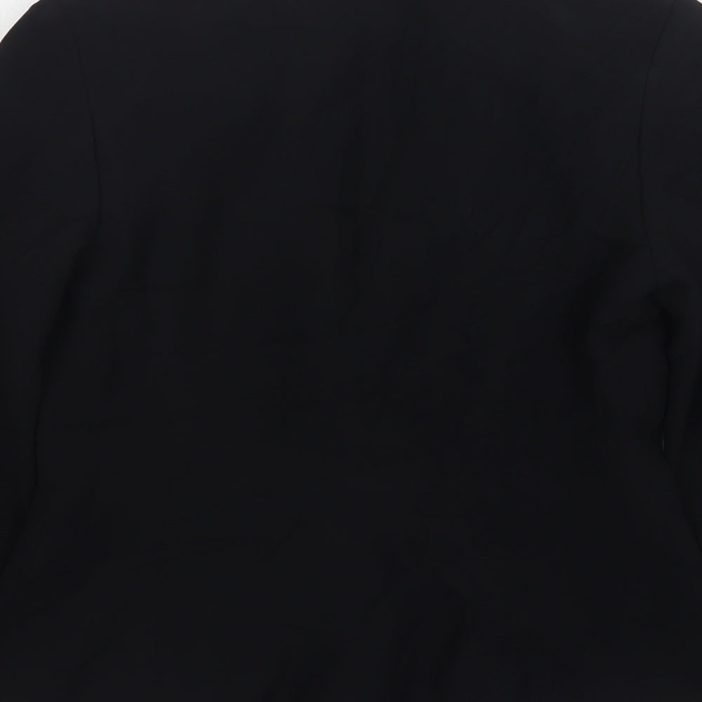 Autograph Womens Black Wool Jacket Blazer Size 8