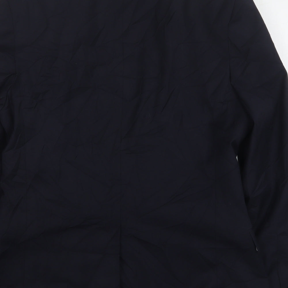 Mens UK Size 40 Topman Regular Blue Suit Jacket