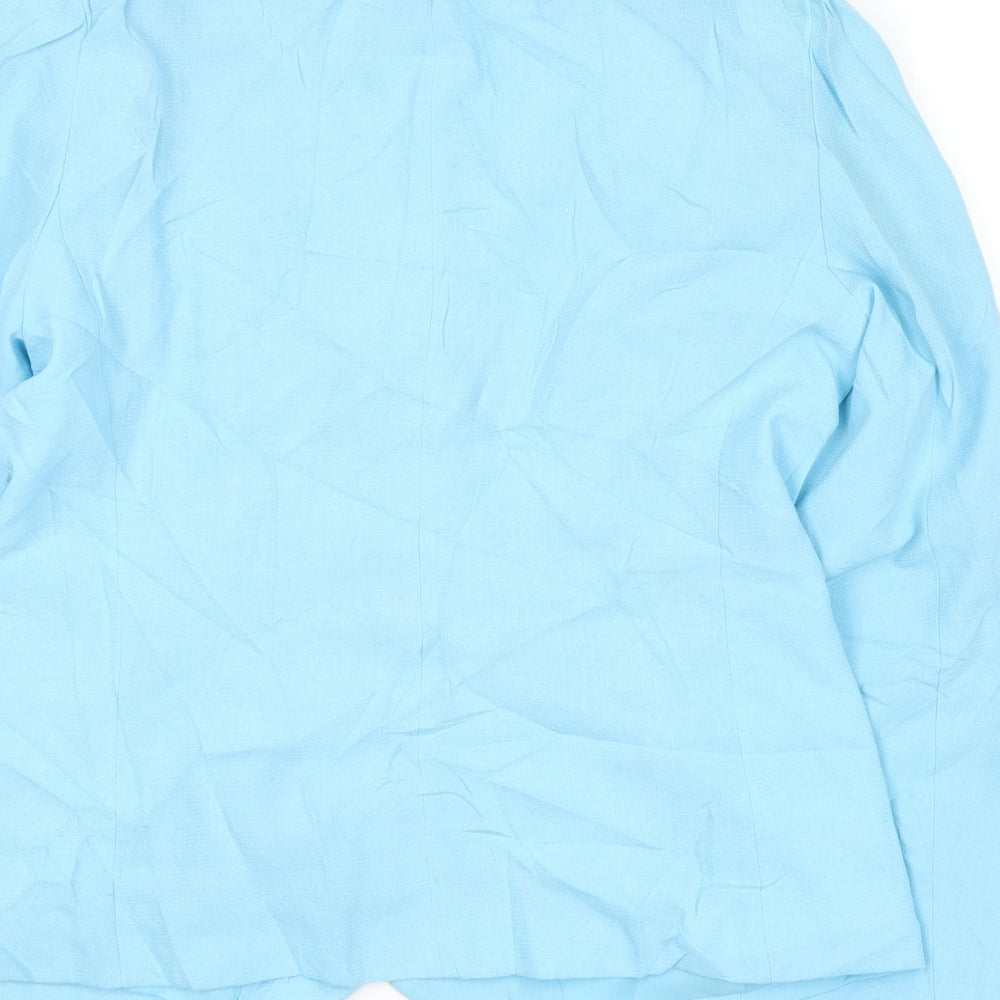 George Womens Blue Jacket Blazer Size 12
