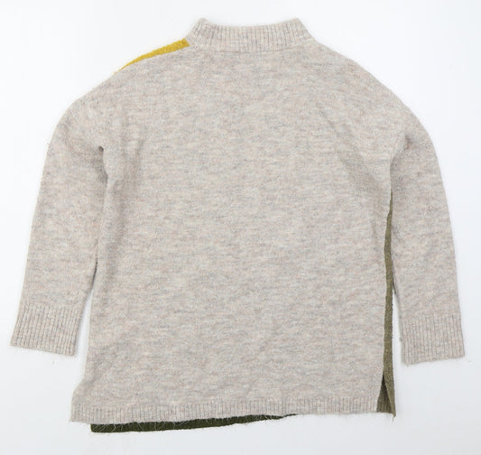 Womens UK Size 10 M&Co Beige Pullover Jumper