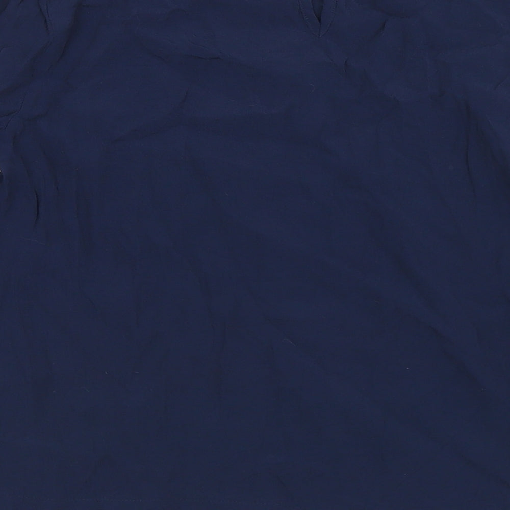Womens UK Size 10 Monsoon Blue Basic Blouse